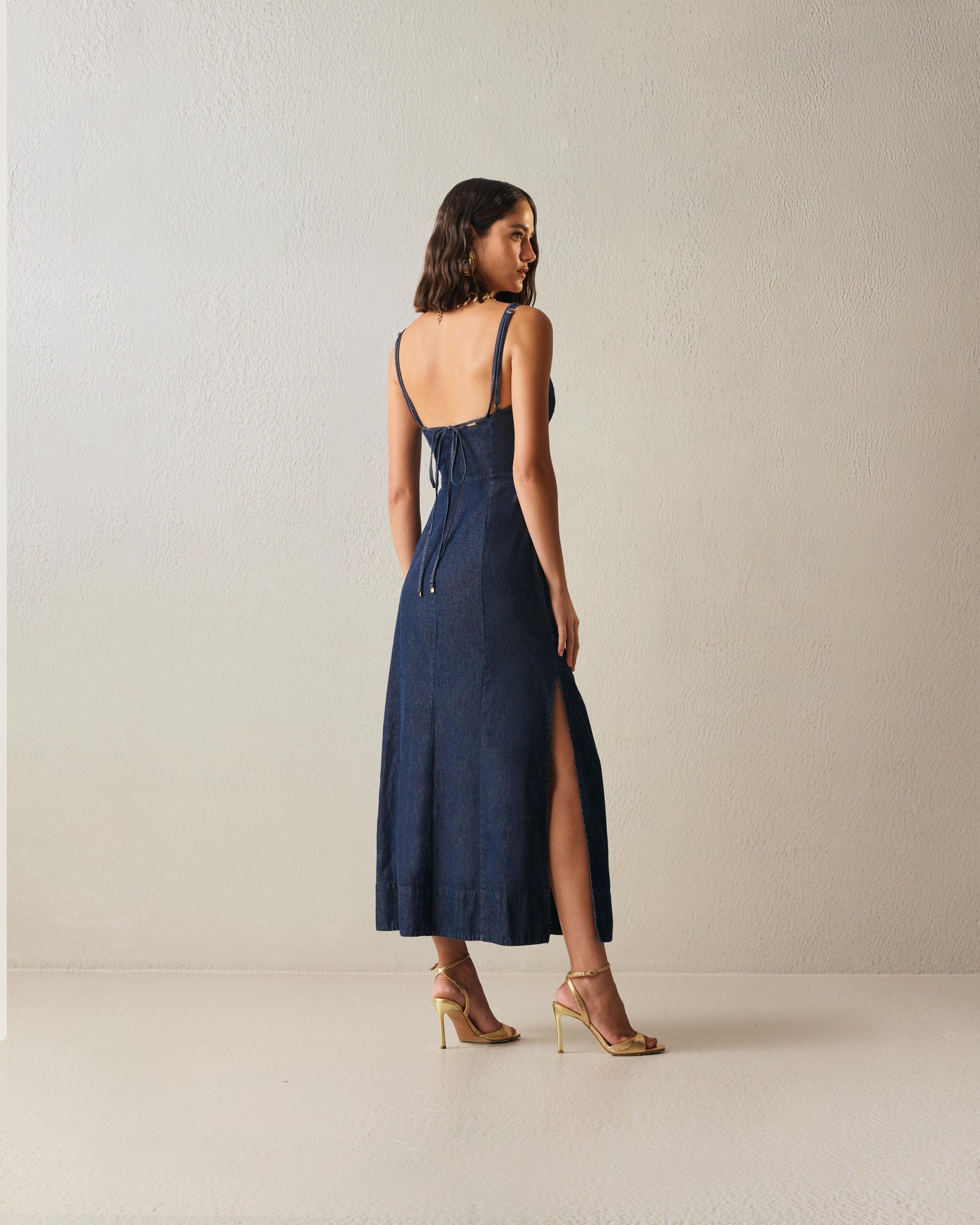 VESTIDO AZUL MARINHO