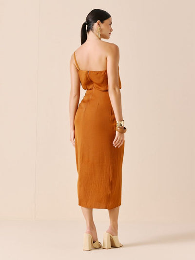 VESTIDO MIDI OMBRO SÓ
