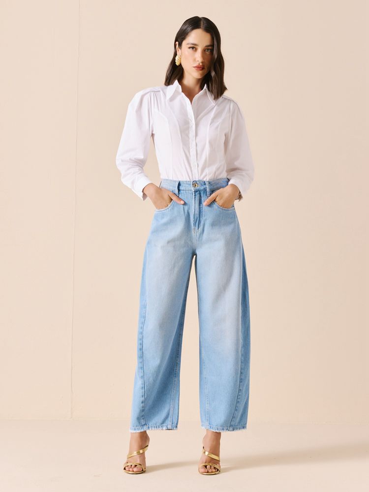 CALÇA JEANS PANTACOURT WIDE