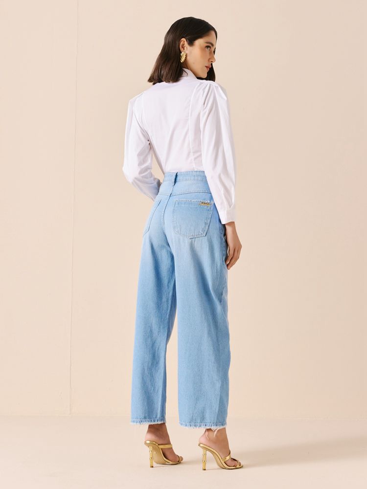 CALÇA JEANS PANTACOURT WIDE