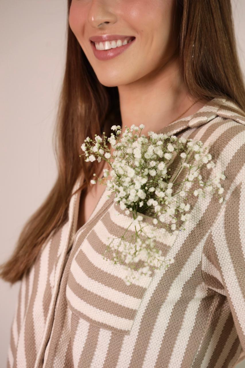 CONJUNTO TRICÔ LISTRAS