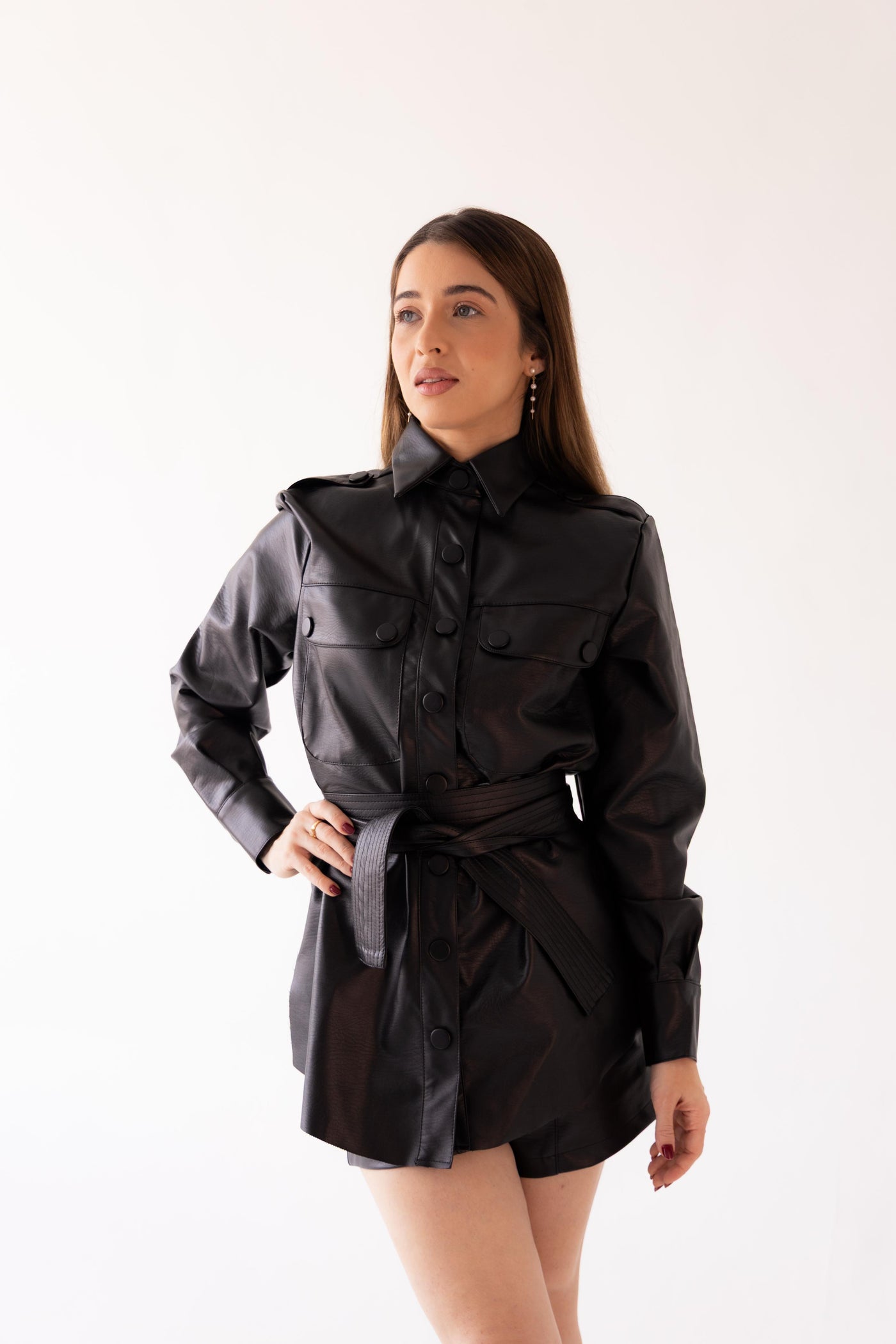 CAMISA LEATHER FAKE